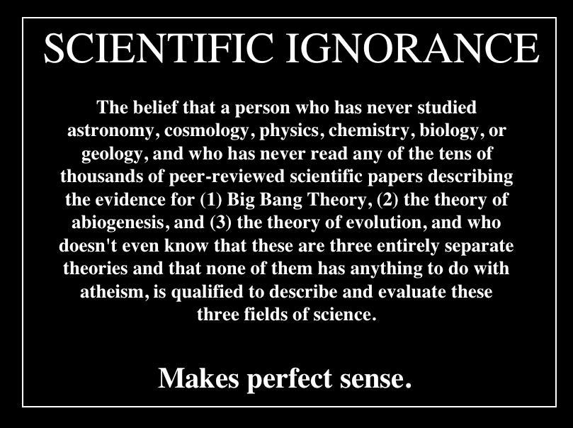sci ignorance